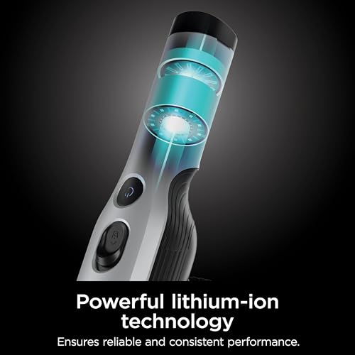 Shark WANDVAC Power PET Cordless Hand Vac, Ultra-Lightweight & Portable with Powerful Suction & Boost Mode, New FurFins Tool & Duster Crevice Tool, Designed for Car & Pet Homes, White, WV410WH