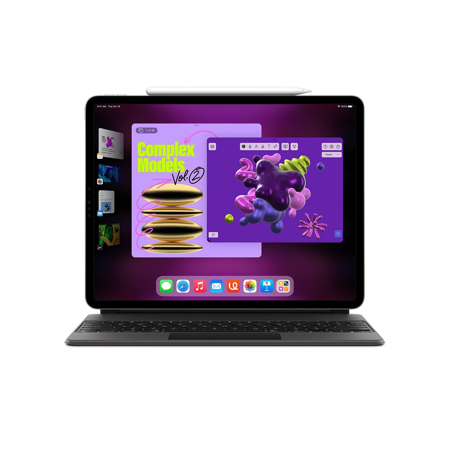 Apple 2022 iPad Pro 6th Gen (12.9-inch, Wi-Fi, 256GB) - Silver (Renewed Premium)