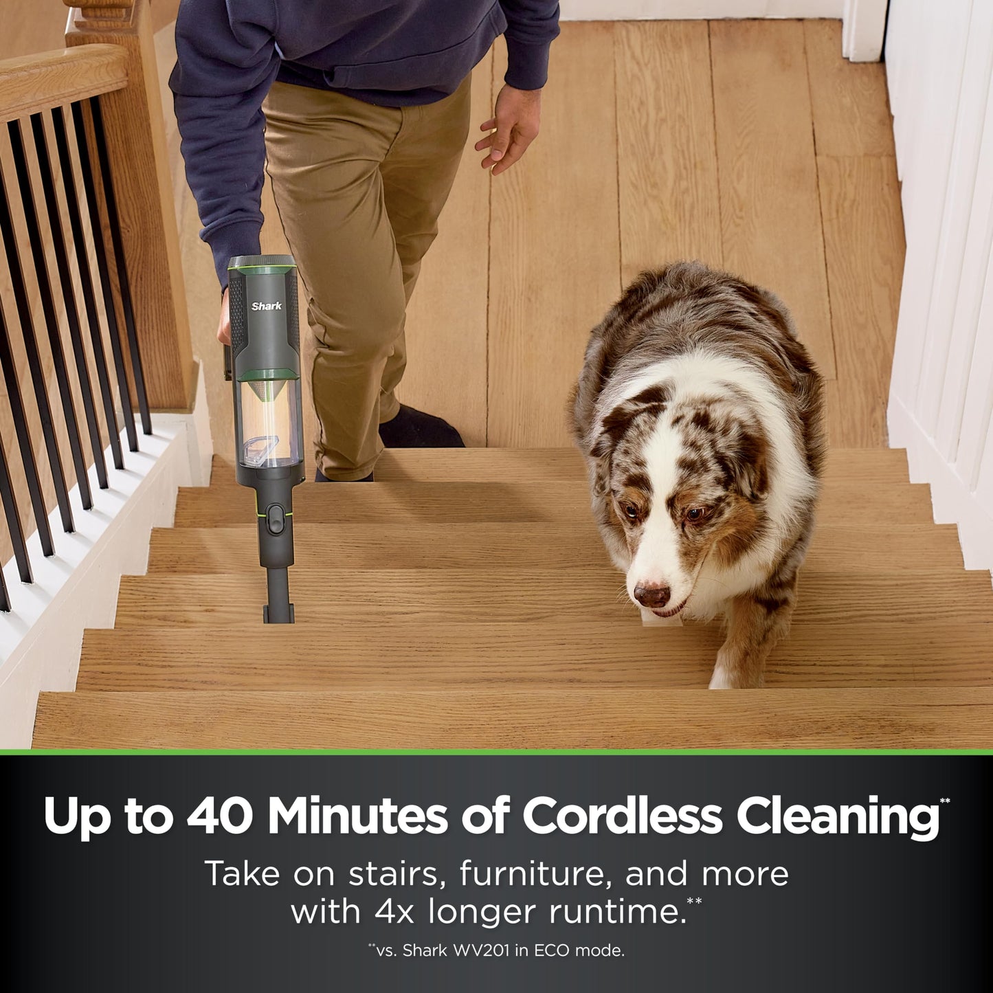 Shark WANDVAC Power PET Cordless Hand Vac, Ultra-Lightweight & Portable with Powerful Suction & Boost Mode, New FurFins Tool & Duster Crevice Tool, Designed for Car & Pet Homes, White, WV410WH