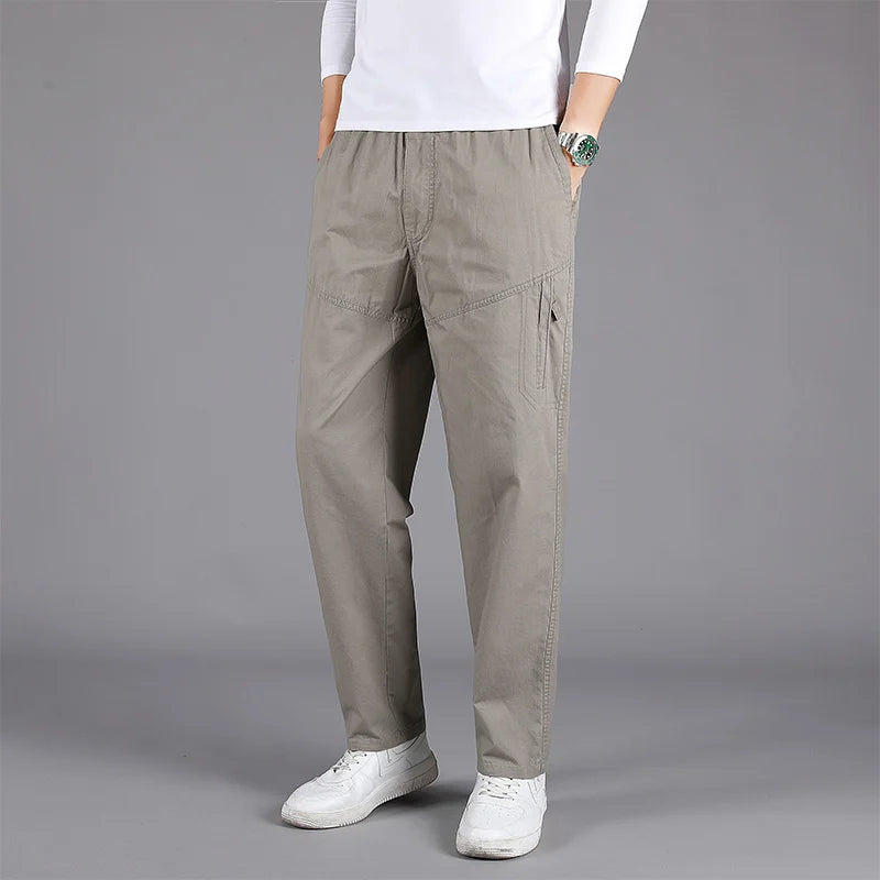 Men's Workwear Casual Cotton Pants Fashionable and Comfortable Pants