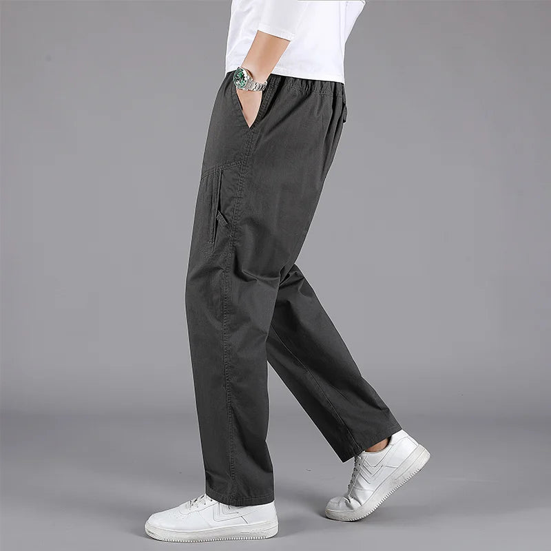 Men's Workwear Casual Cotton Pants Fashionable and Comfortable Pants