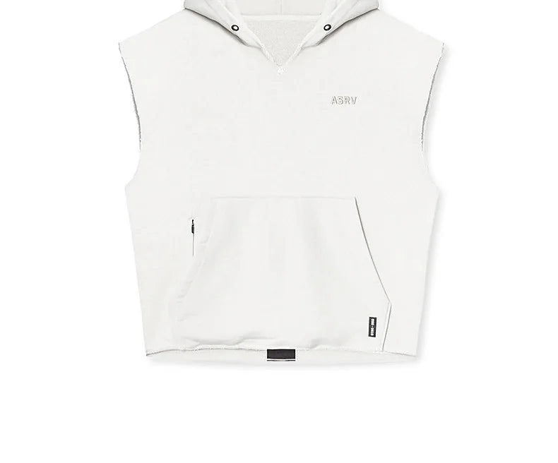 Mens Brand Gyms Clothing Bodybuilding Hooded Tank Top Cotton Sleeveless Vest Sweatshirt Fitness Workout Sportswear Tops Male