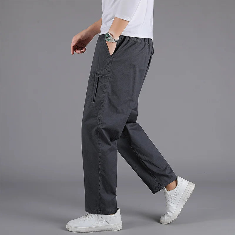 Men's Workwear Casual Cotton Pants Fashionable and Comfortable Pants