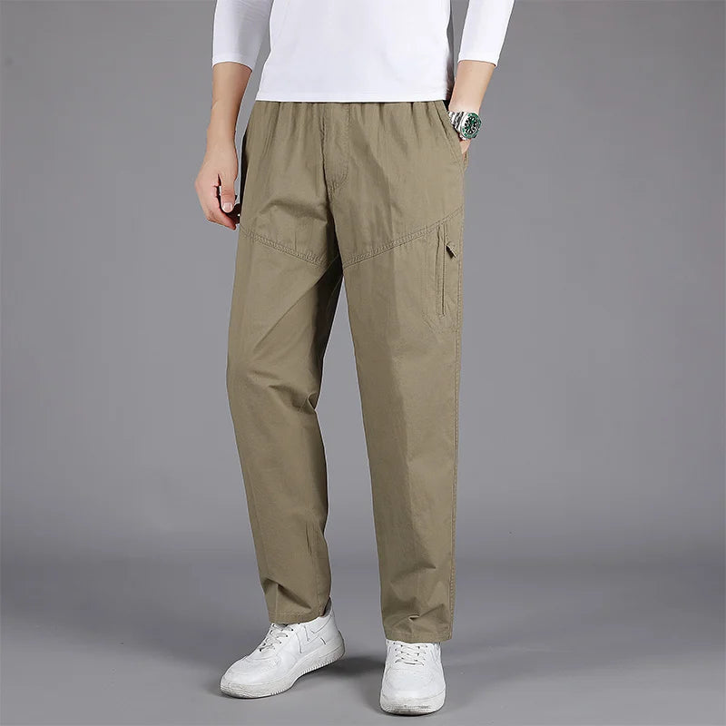 Men's Workwear Casual Cotton Pants Fashionable and Comfortable Pants