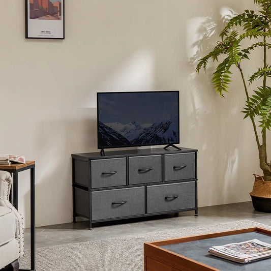5-Drawer Dresser Storage Organizer Unit Modern Furniture Bedroom Clothes Toys Household Essentials Easy Assembly