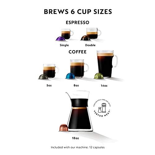 Nespresso Vertuo Next Coffee and Espresso Maker by De'Longhi, White