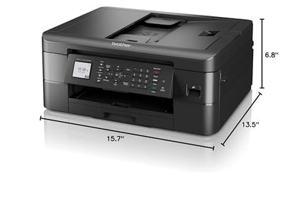 Brother Work Smart 1360 Wireless Color Inkjet All-in-One Printer with Automatic Duplex Printing and 1.8” Color Display | Includes Refresh Subscription Trial(1) (MFC-J1360DW) (Uses LC501 Series Inks)