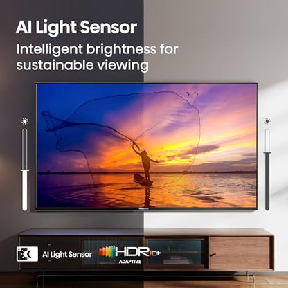 Hisense 65" E6 Cinema Series QLED 4K UHD Smart Fire TV (65E6QF, 2025 Model) - QLED, AI Light Sensor, Dolby Vision · Atmos, Voice Remote with Alexa, Motion Rate 120, HDR 10+ Adaptive, Game Mode Plus