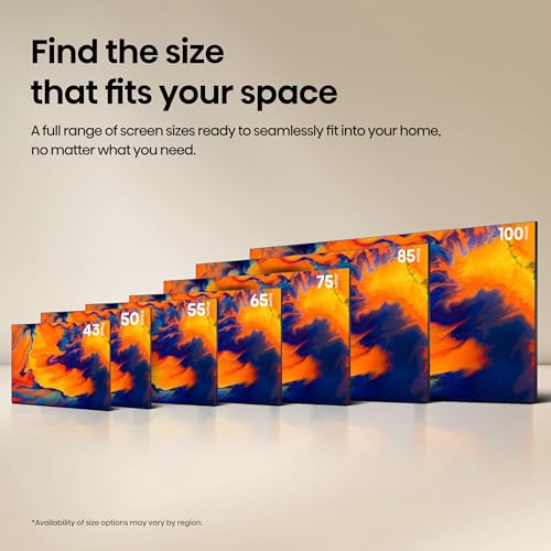 Hisense 65" E6 Cinema Series QLED 4K UHD Smart Fire TV (65E6QF, 2025 Model) - QLED, AI Light Sensor, Dolby Vision · Atmos, Voice Remote with Alexa, Motion Rate 120, HDR 10+ Adaptive, Game Mode Plus