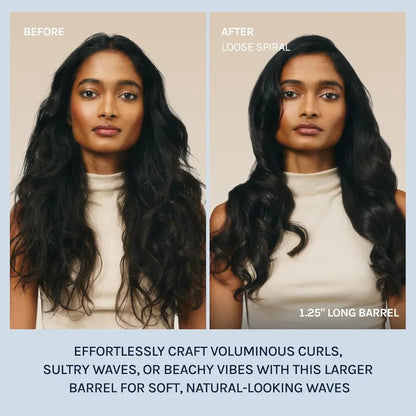 Long Barrel Styler, Curling Iron With Moisture Heat Technology & MX, Versatile Curling Wand With Adjustable