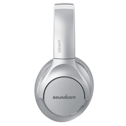 Soundcore Anker Life Q20 Hybrid Active Noise Cancelling Headphones, Wireless Over Ear Bluetooth Headphones, 60H Playtime, Hi-Res Audio, Deep Bass, Foam Ear Cups, Travel, Office, USB-C Charging