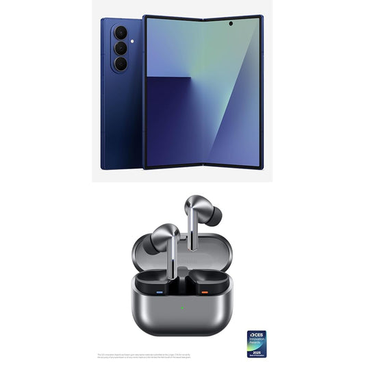 Samsung Galaxy Z Fold7 Cell Phone, 256GB AI Smartphone, Unlocked Android, AI Photo Edits, Large Screen, Long Battery Life, 2025, US 1 Yr Manufacturer Warranty, Blue Shadow
