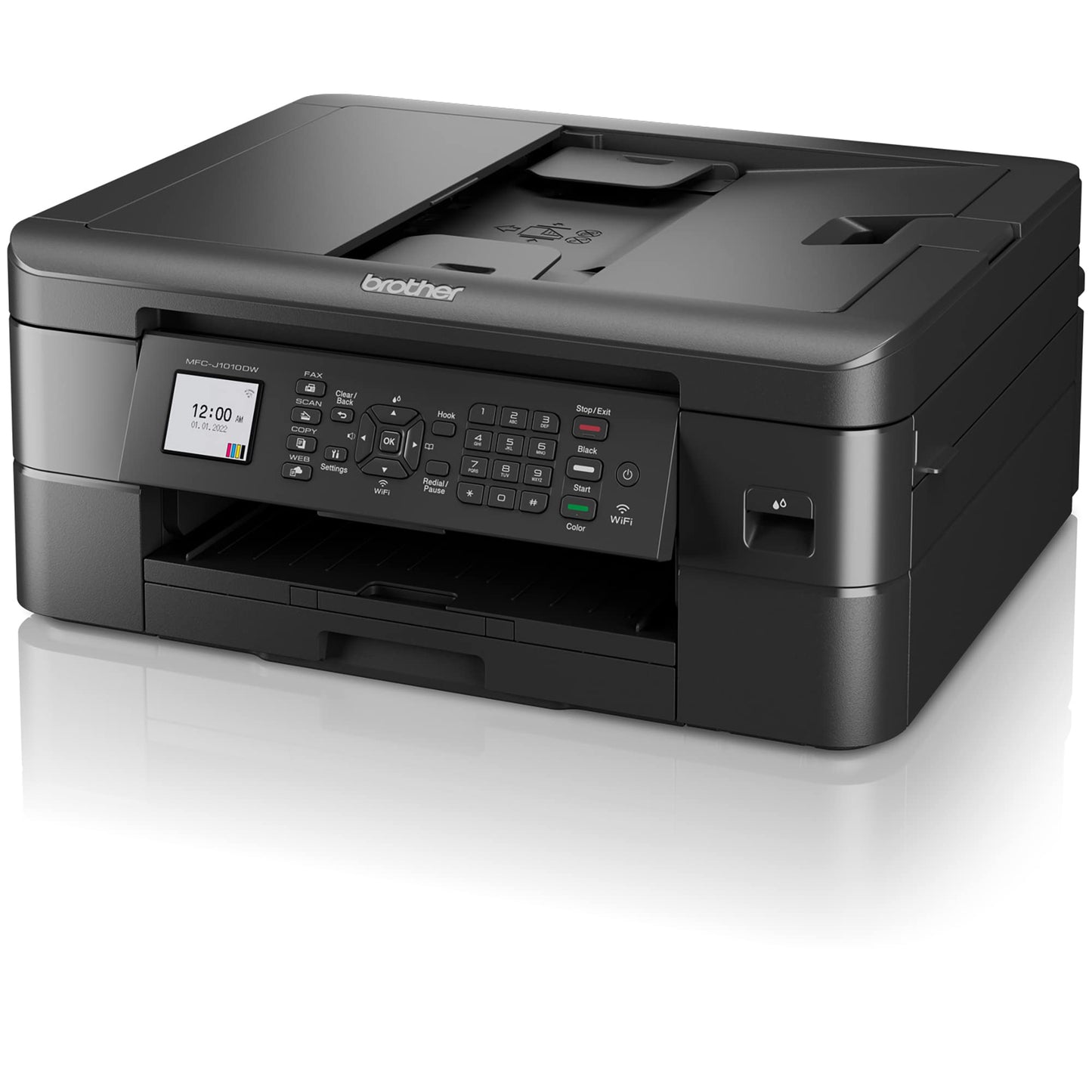 Brother Work Smart 1360 Wireless Color Inkjet All-in-One Printer with Automatic Duplex Printing and 1.8” Color Display | Includes Refresh Subscription Trial(1) (MFC-J1360DW) (Uses LC501 Series Inks)
