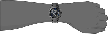 GUESS Men's Stainless Steel Gunmetal Chronograph Bracelet Watch