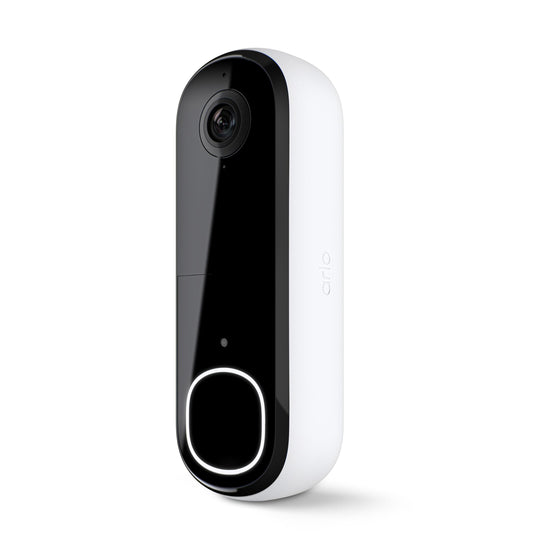 Arlo Video Doorbell 2K 2nd Generation & Chime 2 Bundle, 2K Doorbell Camera, 2-Way Audio, Package Detection, Motion Detection and Alerts, Built-in Siren, Night Vision, AVDK4001-100CNS, White