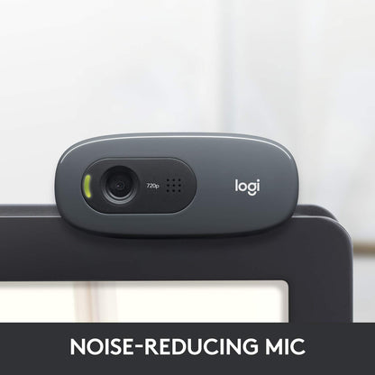 Logitech Brio 101 Full HD 1080p Webcam for Meetings, Streaming, Desktop, Laptop, PC - Built-in Mic, Shutter, USB-A, Teams, Zoom - Black