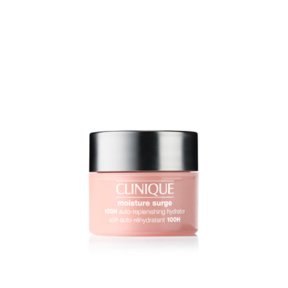 Clinique Moisture Surge 100H Auto-Replenishing Hydrator Oil Free Face Moisturizer | With Hyaluronic Acid, Aloe Bioferment and Vitamins C + E | For All Skin Types | Hydrating + Moisturizing
