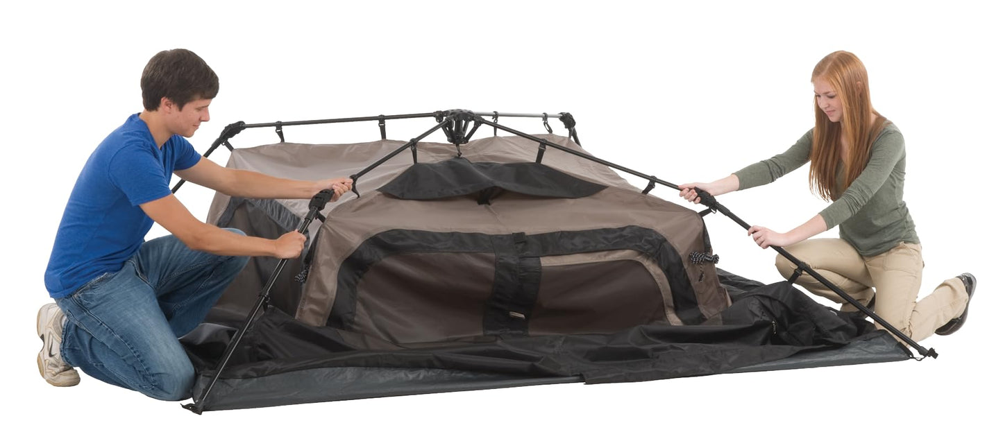 Coleman Instant Tent with 1-Minute Setup, 4/6/8/10 Person Tent with Pre-Attached Poles, Air Vent, & Carry Bag