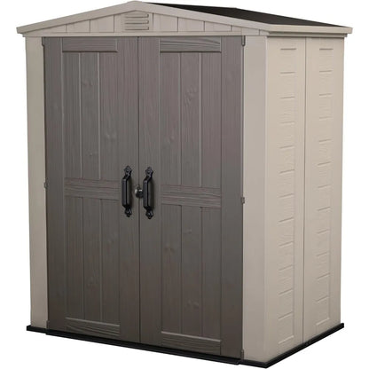 Factor 6x3 Outdoor Storage Shed Kit-Perfect to Store Patio Furniture, Garden Tools Accessories, Beach Chairs and Push Lawn