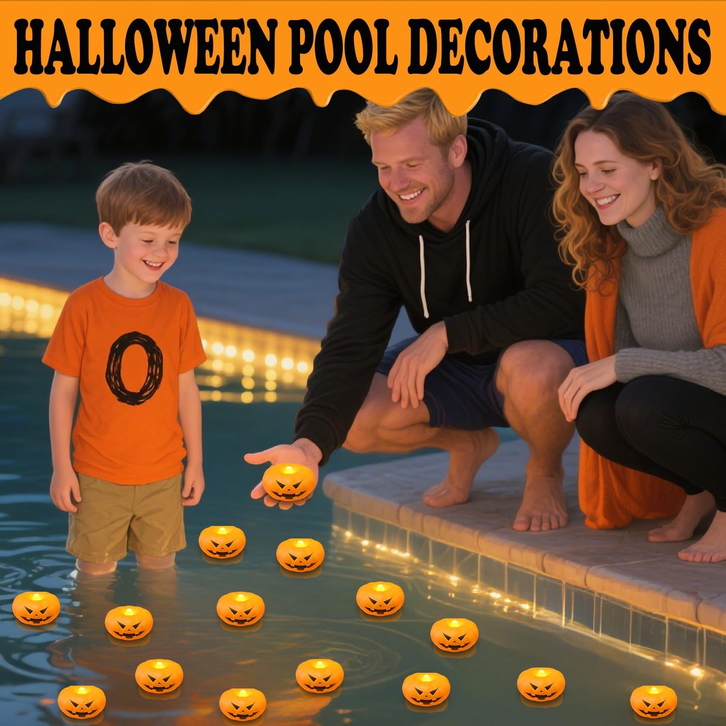 Halloween Decorations, 20 PCs Floating Candles with Wand Magic Hanging Candles, Flickering Warm Light Flameless Floating LED Candle with Wand Remote, Battery Operated Taper Candle Set for Theme Party