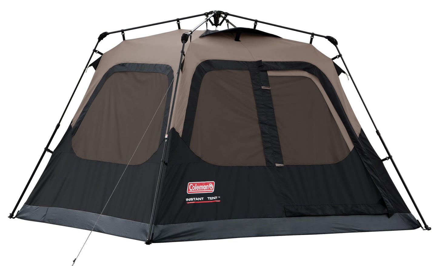 Coleman Instant Tent with 1-Minute Setup, 4/6/8/10 Person Tent with Pre-Attached Poles, Air Vent, & Carry Bag