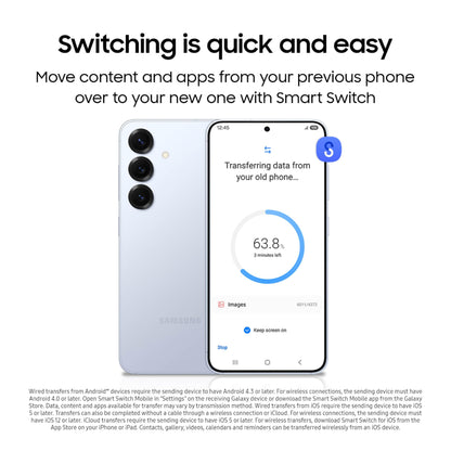 SAMSUNG Galaxy S25 Edge Phone, 512 GB AI Smartphone, Unlocked Android, Night Video, Fast Processor, ProScaler Display, All-Day Battery, 2025, US 1 Yr Manufacturer Warranty, Titanium Icyblue