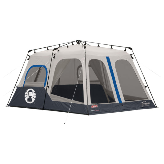 Coleman Instant Tent with 1-Minute Setup, 4/6/8/10 Person Tent with Pre-Attached Poles, Air Vent, & Carry Bag