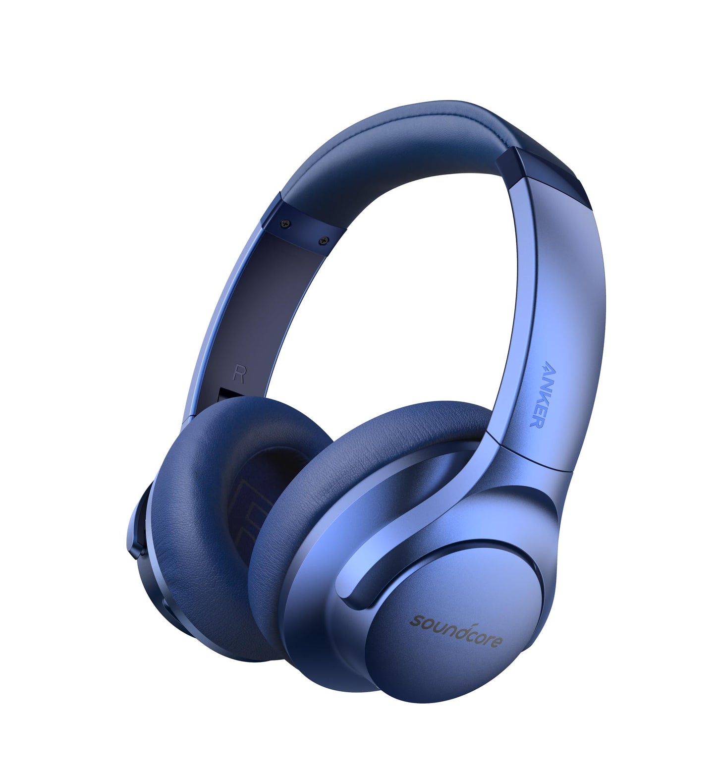 Soundcore Anker Life Q20 Hybrid Active Noise Cancelling Headphones, Wireless Over Ear Bluetooth Headphones, 60H Playtime, Hi-Res Audio, Deep Bass, Foam Ear Cups, Travel, Office, USB-C Charging