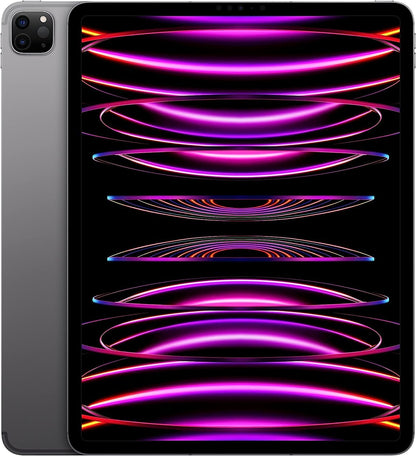 Apple 2022 iPad Pro 6th Gen (12.9-inch, Wi-Fi, 256GB) - Silver (Renewed Premium)
