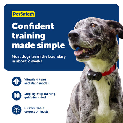 PetSafe Wireless Pet Containment System - Original Wireless Electric Fence for Dogs - from The Parent Company of Invisible Fence Brand - Covers Up to 1/2 Acre - for Pets 8lb+
