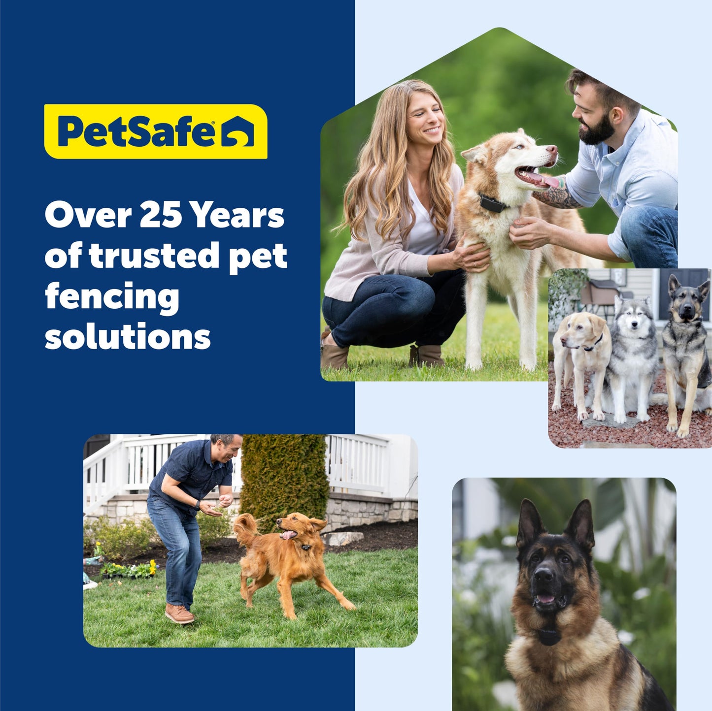 PetSafe Wireless Pet Containment System - Original Wireless Electric Fence for Dogs - from The Parent Company of Invisible Fence Brand - Covers Up to 1/2 Acre - for Pets 8lb+