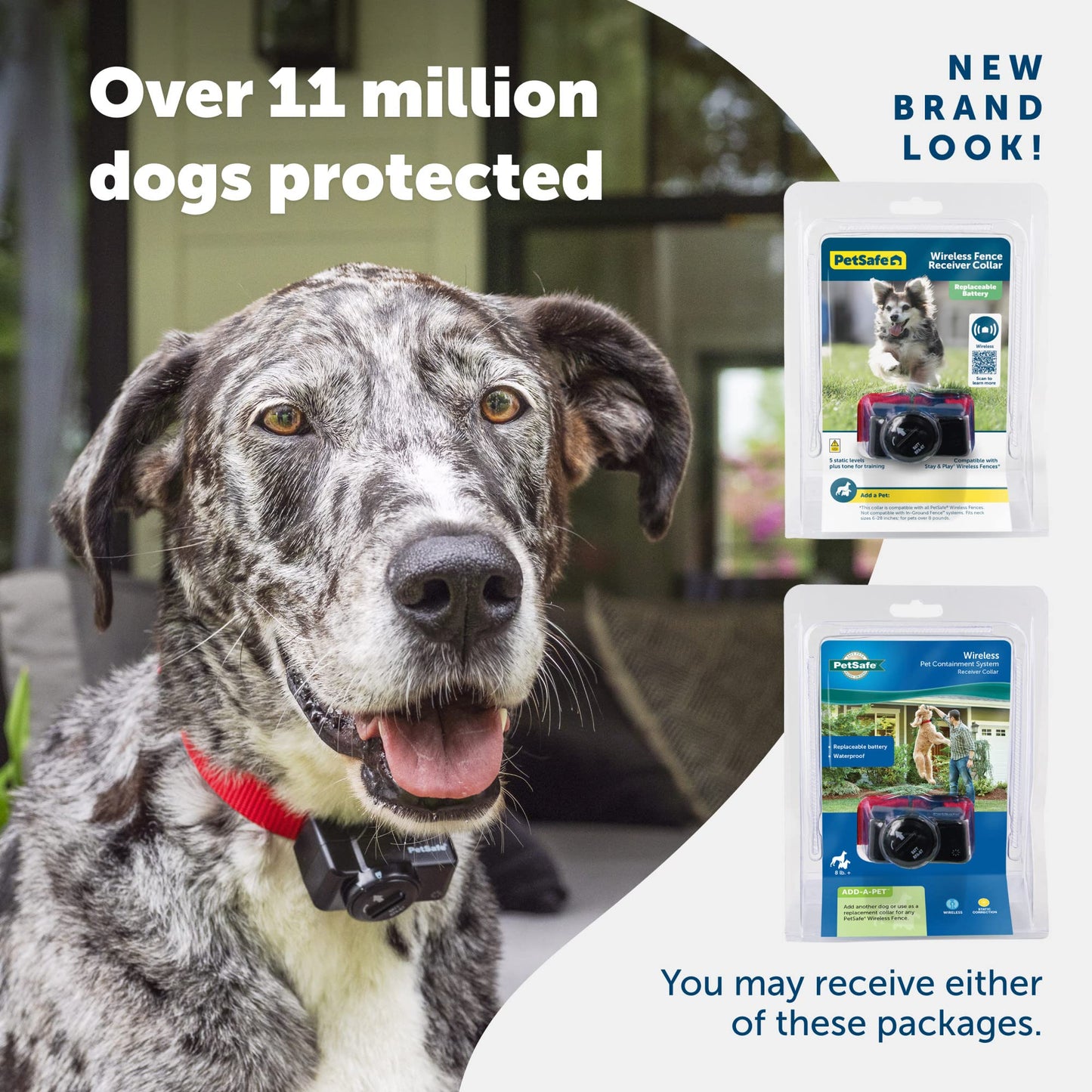 PetSafe Wireless Pet Containment System - Original Wireless Electric Fence for Dogs - from The Parent Company of Invisible Fence Brand - Covers Up to 1/2 Acre - for Pets 8lb+