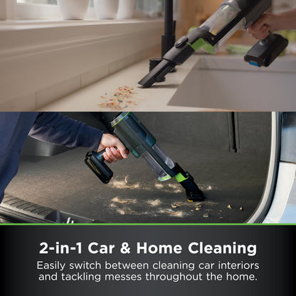 Shark WANDVAC Power PET Cordless Hand Vac, Ultra-Lightweight & Portable with Powerful Suction & Boost Mode, New FurFins Tool & Duster Crevice Tool, Designed for Car & Pet Homes, White, WV410WH