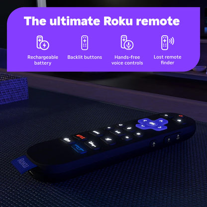 Roku Smart TV 2025 – 75-Inch Pro Series, Mini-LED TV – RokuTV with Backlit Voice Remote Pro – Flat Screen 4K QLED Television with 120Hz Refresh Rate & Dolby Vision IQ, Live News, Sports, Entertainment