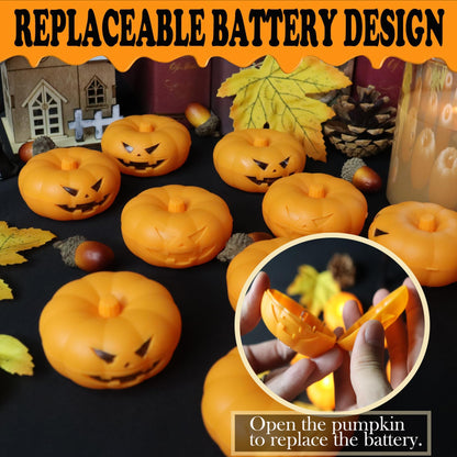 Halloween Decorations, 20 PCs Floating Candles with Wand Magic Hanging Candles, Flickering Warm Light Flameless Floating LED Candle with Wand Remote, Battery Operated Taper Candle Set for Theme Party