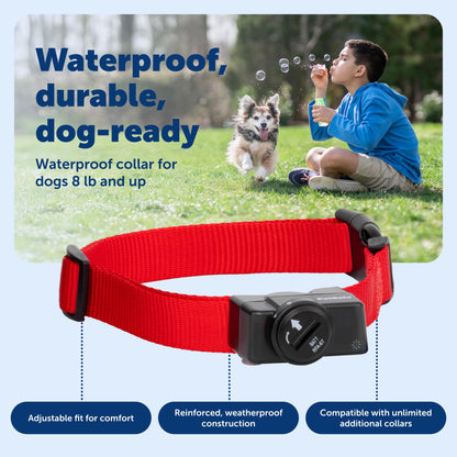 PetSafe Wireless Pet Containment System - Original Wireless Electric Fence for Dogs - from The Parent Company of Invisible Fence Brand - Covers Up to 1/2 Acre - for Pets 8lb+