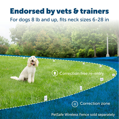 PetSafe Wireless Pet Containment System - Original Wireless Electric Fence for Dogs - from The Parent Company of Invisible Fence Brand - Covers Up to 1/2 Acre - for Pets 8lb+