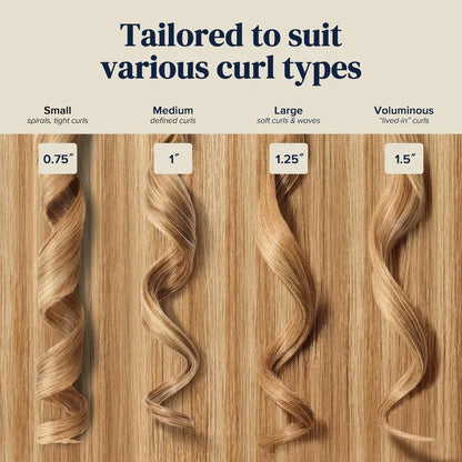 Long Barrel Styler, Curling Iron With Moisture Heat Technology & MX, Versatile Curling Wand With Adjustable