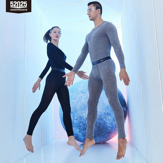 52025 Men’s and Women’s Thermal Underwear – Premium MicroModal, Merino Wool, and Silk Blend. Soft, Lightweight, and Comfortable