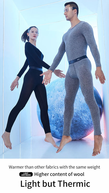 52025 Men’s and Women’s Thermal Underwear – Premium MicroModal, Merino Wool, and Silk Blend. Soft, Lightweight, and Comfortable