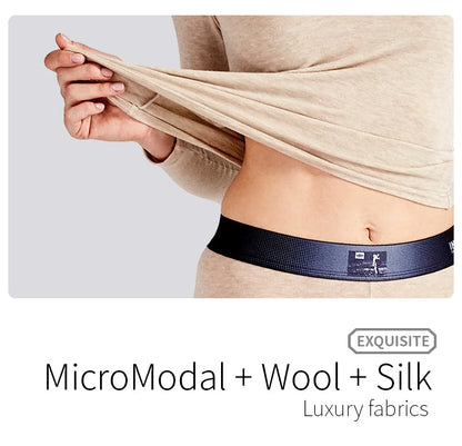 52025 Men’s and Women’s Thermal Underwear – Premium MicroModal, Merino Wool, and Silk Blend. Soft, Lightweight, and Comfortable
