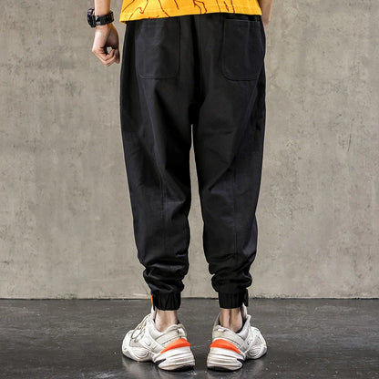 Single Road Mens Harem Pants Men Fashion 2025 Baggy Cotton Hip Hop Joggers Japanese Streetwear Trousers Male Cargo Pants For Men
