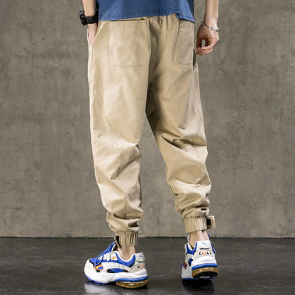 Single Road Mens Harem Pants Men Fashion 2025 Baggy Cotton Hip Hop Joggers Japanese Streetwear Trousers Male Cargo Pants For Men