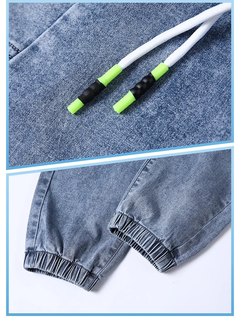 Men Outdoor Workwear Style Stretch Cuffed Tapered Pants Summer Autumn Comfortable Versatile Casual Harem Long Pants Plus Size5XL
