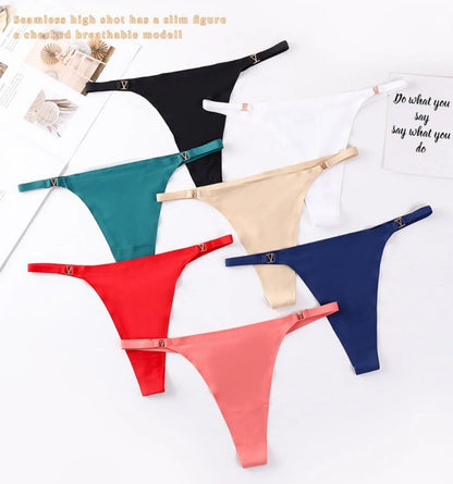 Women's Panties Sexy G-String Thong Underwear Low Waist T-Pants Panties Women's Cotton Briefs Lingerie стринги женские