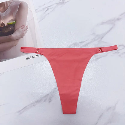 Women's Panties Sexy G-String Thong Underwear Low Waist T-Pants Panties Women's Cotton Briefs Lingerie стринги женские