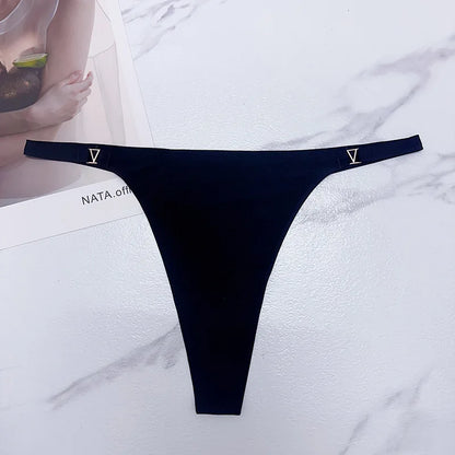 Women's Panties Sexy G-String Thong Underwear Low Waist T-Pants Panties Women's Cotton Briefs Lingerie стринги женские