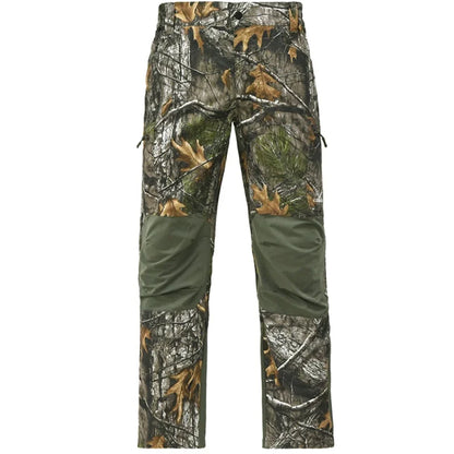 Camouflage Outdoor Hunting Tactical Pants Mens Wear-resistant Multi-pocket Work Trousers Combat Training Hiking Pants Plus Size