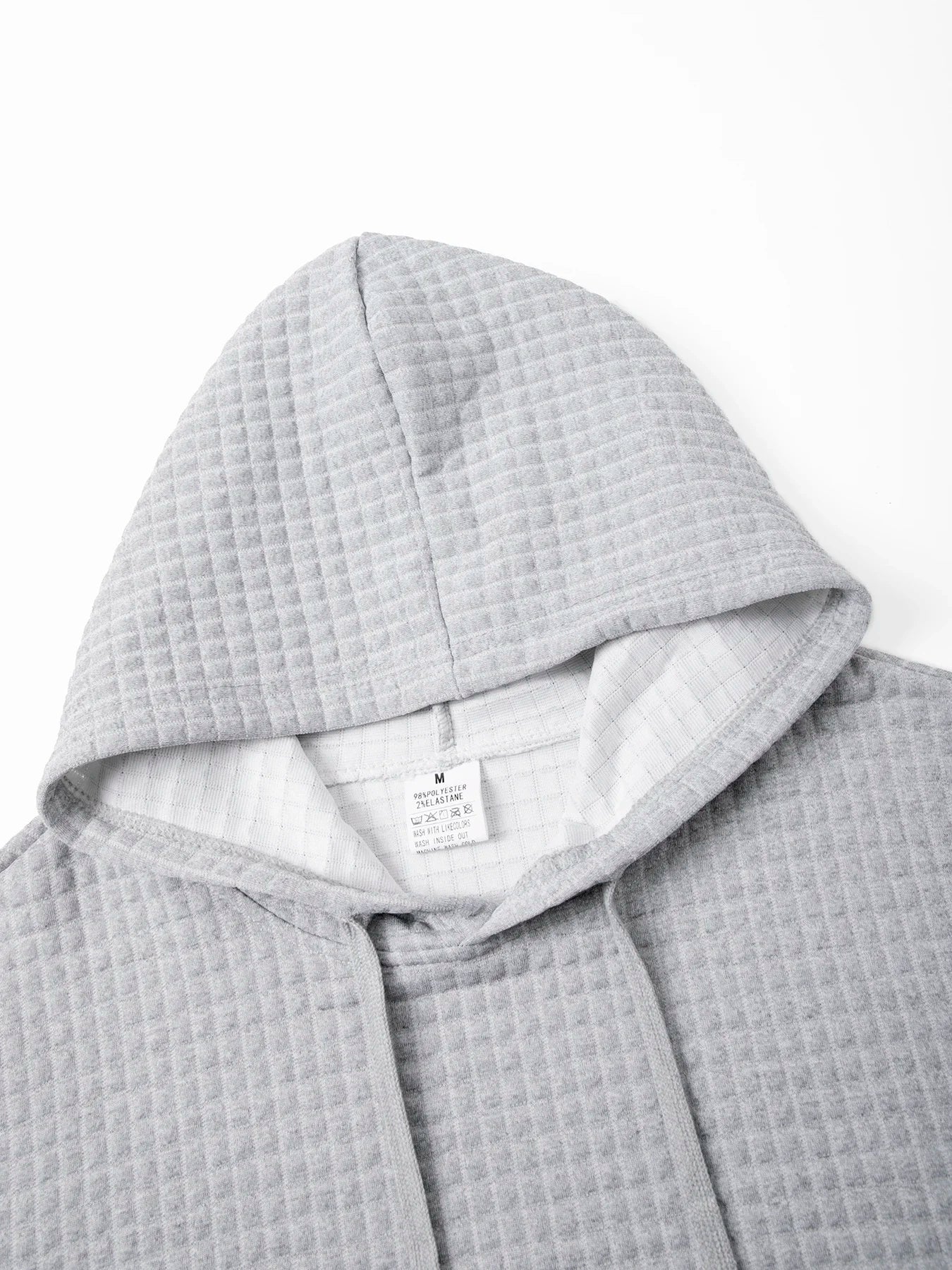 Mens Casual  Long Sleeve Shirts Hooded Collar Drawstring Hoodies Sweatshirts Outdoor Streetwear Solid Color Lightweight Pullover
