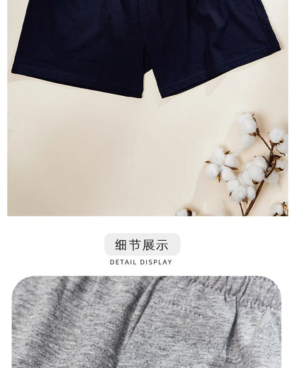 Casual 100% Cotton Sleepwear Men's Pants New Summer Pajama Pant Man Home Wear Nightwear Clothes Lounge Pyjama Mens Shorts
